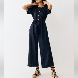 Grae Cove Nia Linen Jumpsuit